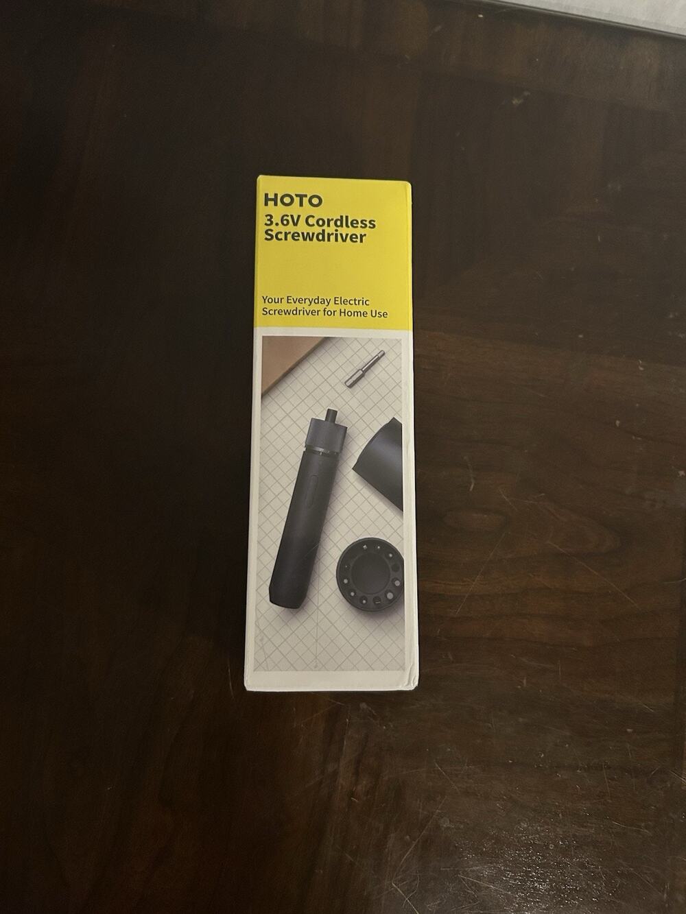 HOTO 3.6V Cordless Rechargeable Electric Screwdriver Set